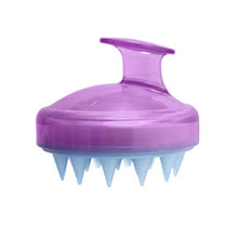 Charger l&#39;image dans la galerie, Silicone Shampoo Brush Hair Scalp Cleaning Massage Brush Soft Silicone Comb WS99