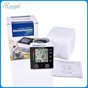 Wrist Digital Blood Pressure Monitor Automatic Home Health Care Household Smart Medical Machine Pulse Sphygmomanometer