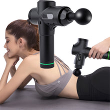 Charger l&#39;image dans la galerie, 3300r/Min Therapy Muscle Massage Gun 4 Heads Vibration Massager Pain Relief Body Shaping Exercising Slimming Fitness Women/Men