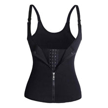 Charger l&#39;image dans la galerie, High Quality Women Body Shaper Sweat Vest Sauna Neoprene Slimming Waist Trainer Cincher Front Closure MD99