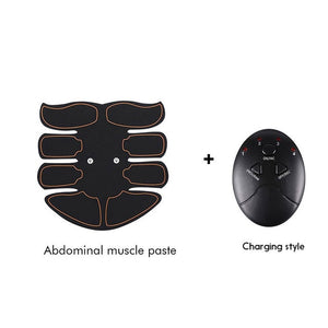 Rechargeable Muscle Stimulator Trainer Massage EMS Abs Abdominal Fitness Equipment Body Slimming Machine Fat Burn Training Hip