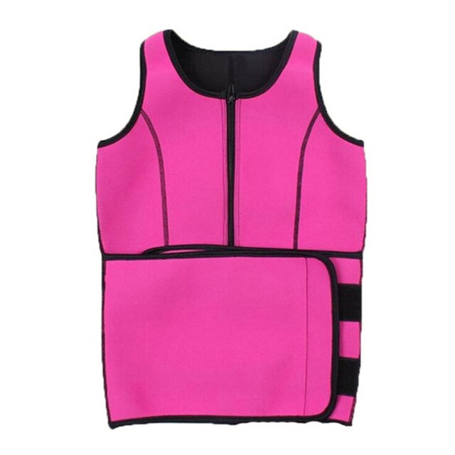 2019 Hot selling High Quality Neoprene Sauna Waist Trainer Vest Hot Shaper Workout Shaperwear Slimming Adjustable Sweat Belt