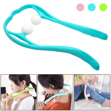 Charger l&#39;image dans la galerie, New Hot 3 colors Plastic Pressure Point Therapy Neck Massager Shoulder Dual Trigger Massage DC88