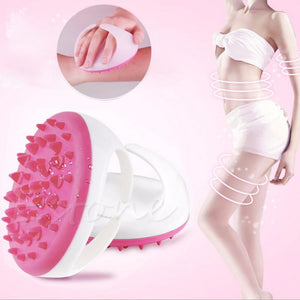 New Handheld Bath Shower Anti Cellulite Full Body Massage Brush Slimming Beauty Pink/Blue/Green 3 Color